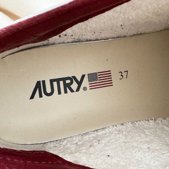 Autry "Medalist" Sneakers in Dark Red, size 37 - Picture 5 of 9